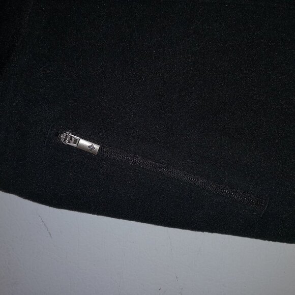 Columbia Ladies Elastane Waist Band Black Fleece Sweatpants - Picture 6 of 8